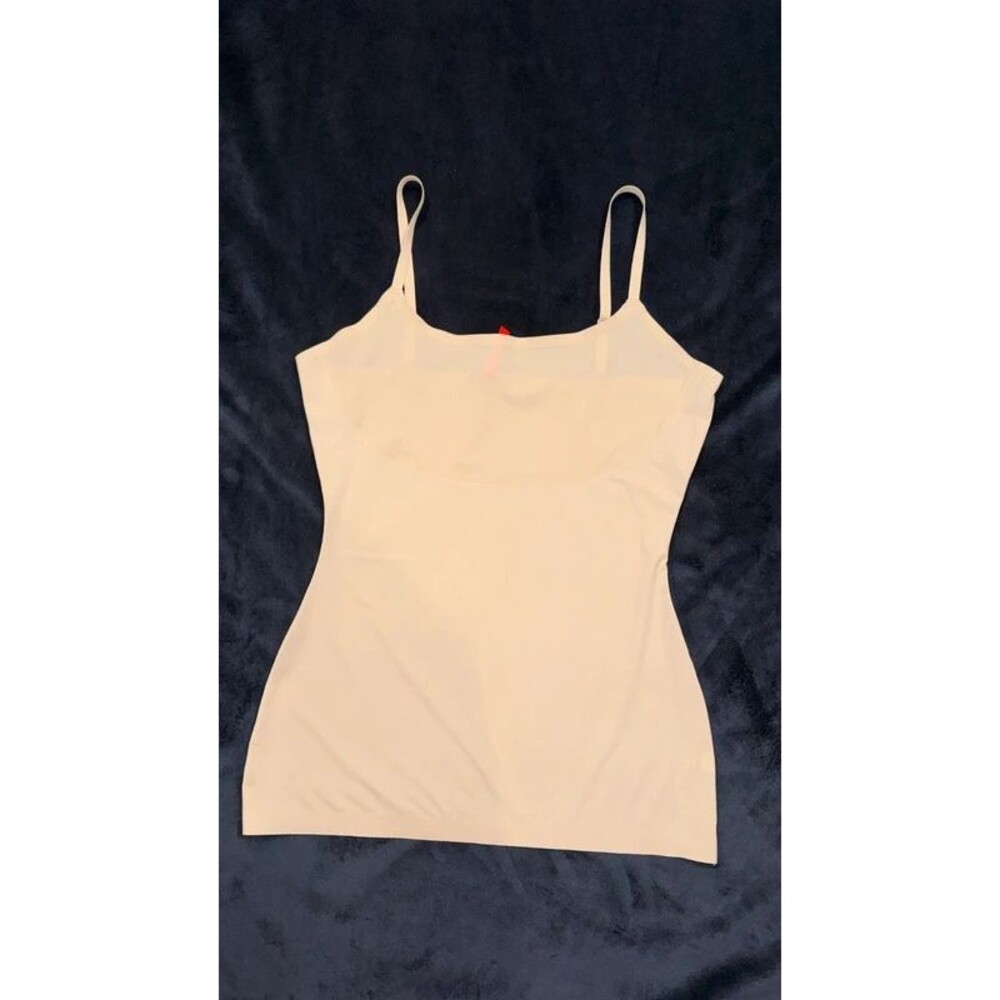 Spanx by Sara Blakely Beige Nude Smoothing Shapewear Camisole Tank Top Lg- 494